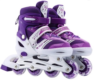 Kids Adjustable Inline Skates, M, E-Commerce Return, Retail 65.99