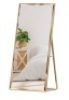 Full Length Mirror, Wall Hanging & Leaning Floor Mirror - 65x22in, Gold