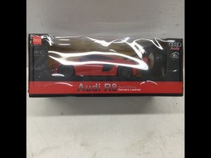 Best Choice Products 1/24 Scale 27MHz Officially Licensed Remote Control Audi R8 Luxury RC Sport Toy Car w/ Lights, Shock Suspension System -RED,NEW,