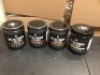Lot of (4)&nbsp;Bean Envy's MCT Oil Powder + Collagen + Prebiotic Acacia Fiber,&nbsp;KETO Friendly Energy Boost - Appear New, &nbsp;(1) Opened