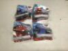 Mattel Disney Pixar Cars Diecast Vehicles, Set of 4 - Appear New in Damaged Packaging
