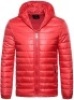 Lot of (3)&nbsp;SOMTHRON Men's Winter Thermal Hooded Puff Parka Jacket Lightweight Zip Up Feather Down, Red, Medium&nbsp;- Appear New