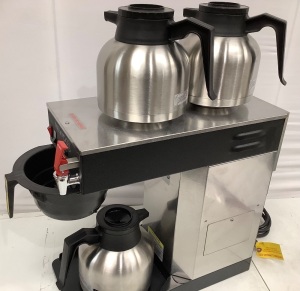 Newco Coffee Maker w/ 3 Carafes, Powers Up, Appears New, Retail 516.99