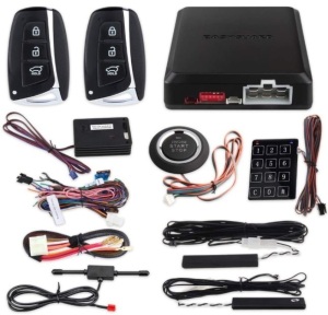 EASYGUARD PKE Keyless Entry Remote Start Kit, Appears New, Retail 134.99