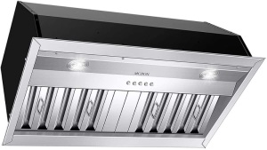 MCBON 30" Range Hood Insert, Stainless Steel, Black - Appears New