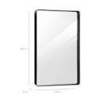 BCP. SKY. 5932 : Best Choice Products &nbsp;24 X 36 In Recessed Bathroom &nbsp;Vanity 2 Way &nbsp;Wall Mirror W / Rounded &nbsp;Corners&nbsp;