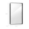 BCP. SKY. 5932 &nbsp;: Best Choice Products &nbsp;24 X 36 In Recessed Bathroom Vanity 2 Way Wall Mirror &nbsp;W / Rounded Corners