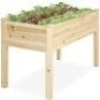 BCP. SKY. 2383. : Best Choice Products &nbsp;Elevated Raised Wood planter Garden Bed box Stand For Back Yard