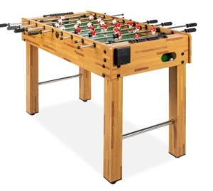 Foosball Game Table, Arcade Table Soccer w/ 2 Cup Holders, 2 Balls - 48in,NEW