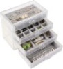 Cozifree Acrylic Jewelry Box, 4 Drawers, Velvet - Appears New&nbsp;&nbsp;