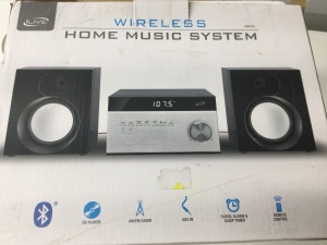 iLive Home AM/FM Music System with Bluetooth,APPEARS NEW