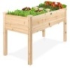 Raised Garden Bed, Elevated Wood Garden Planter Stand, 48x24x30 In.