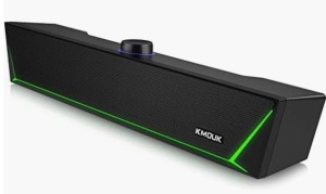 Kmouk Gaming Soundbar, Powers Up, New, Retail $40.00