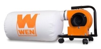 WEN 3401 5.7-Amp 660 CFM Dust Collector with 12-Gallon Bag and Optional Wall Mount