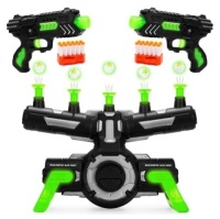 Glow-in-the-Dark Floating Target & Gun Set w/ 24 Darts, 20 Targets
