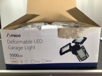 Deformable LED Garage LIght 4 Pack, Appears New/Box Damaged