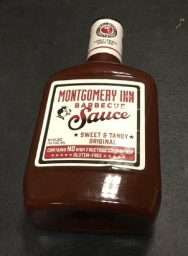 Case of (23) 28 oz Bottles of Montgomery Inn Barbecue Sauce, Sweet & Tangy, Exp Date&nbsp;10/21 - Appear New