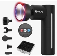 ROLAZ Massage Gun, Powers Up, Appears New, Retail 99.99