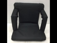 NOVA MICRODERMABRASION PORTABLE STADIUM SEAT CHAIR RECLINING SEAT FOR BENCH BLEACHERS W/PADDED CUSHION SHOULDER STRAPS 6 RECLINING POSITONS WATER RESISTENT,NEW