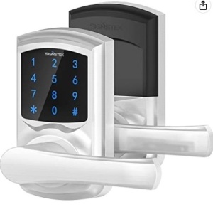 Electronic Touchscreen Door Lock, E-Comm Return, Retail $83.00