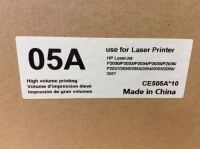 Compatible 10-Pack&nbsp;Black 05A CE505A Toner Cartridge by E4Print for LaserJet p2030/p2033/p2034/p2035/p2036/p2037/2050/2053/2054/2055/2056/2057 - NEW