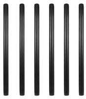 GeilSpace 6 Pack 3/4" &times; 18" Pre-Cut Metal Pipe, Appears New, Retail 29.99