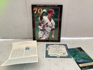 Mark McGwire Collectors Plate, New