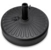 Plastic Patio Umbrella Base Pole Holder Accessory w/ Adjustable Knob