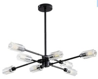 Modern Chandelier 8-Light Pendant Light, Appears new, Retail 89.99