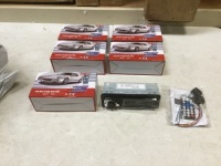 Lot of (5) New&nbsp;Car Radios - &nbsp;Audio USB/SD/MP3 Player Receiver Bluetooth Hands-Free with Remote Control