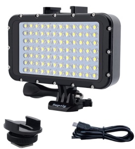 Suptig Waterproof LED Video Light, Untested, Appears new, Retail 36.99