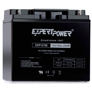 ExpertPower 12V 18Ah Battery, Untested, E-Commerce Return, Retail 49.00