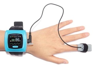 Contec Wrist-worn Pulse Oximeter, Powers Up, E-Commerce Return, Retail 128.00