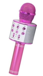 Wireless Bluetooth Karaoke Microphone, Powers Up, E-Commerce Return, Retail 19.99