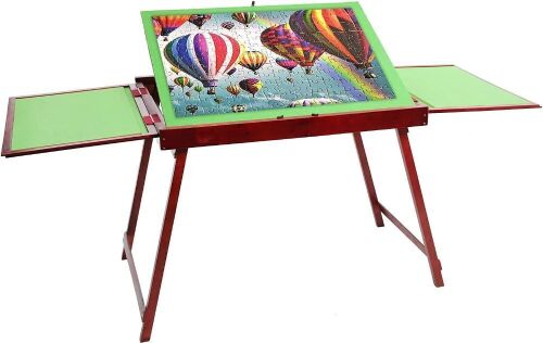 Fanwer&nbsp;Wooden Jigsaw Puzzle Table with Tilting Non-Slip Surface for 1500 Pieces&nbsp;