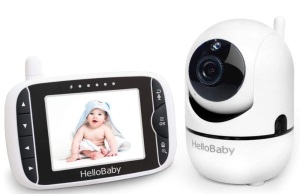 HelloBaby Video Baby Monitor, Powers Up, Appears New, Retail 89.99