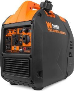 WEN 56235i Super Quiet 2350-Watt Portable Inverter Generator with Fuel Shut Off, CARB Compliant, Ultra Lightweight 