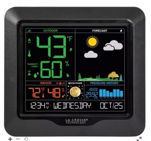 La Crosse Technology Wireless Color Forecast Station, Powers Up, E-Commerce Return, Retail 64.99