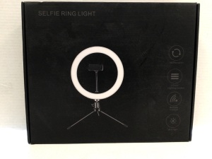 Selfie Ring Light, Powers Up, Appears New