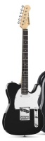Donner DTC-100 Solid Body Electric Guitar, Black/White, Like New, Retail-$159.99