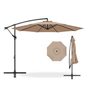 Offset Hanging Patio Umbrella - 10ft,APPEARS NEW