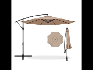 Offset Hanging Patio Umbrella - 10ft,APPEARS NEW