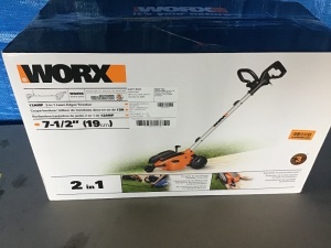 Worx 12AMP 2-in-1 Lawn Edger, 7-1/2"(19cm), New, Retail - $92.79