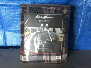 Eddie Bauer Shasta Lake Comforter set, Twin, New, Retail - $79.99