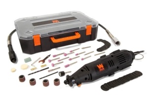 WEN 23103 1-Amp Variable Speed Rotary Tool with 100+ Accessories, Carrying Case and Flex Shaft,E-COMMERCE RETURN