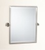 Pottery Barn Kensington Pivot Mirror, 23"x24", Polished Nickel, New, Retail - $297