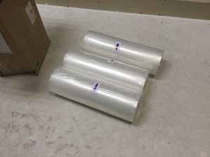 (3) New Rolls of Vacuum Sealer Bags