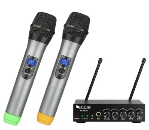 Fifine Wireless Handheld Microphones, Untested, Appears New, Retail 72.99