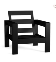Pottery Barn Malibu Metal Occasional Chair, New, Retail - $999.99
