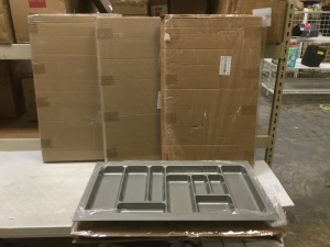 Lot of (4) New 32" x 18" Utensil Trays